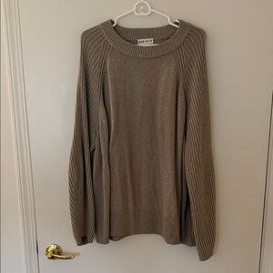 Ava & Viv Taupe Knit Sweater